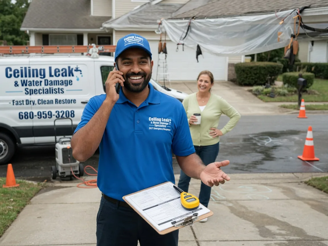 Ceiling Leak Cleanup San Ygnacio, TX FAQs